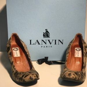 Leopard Print Lanvin Wedges